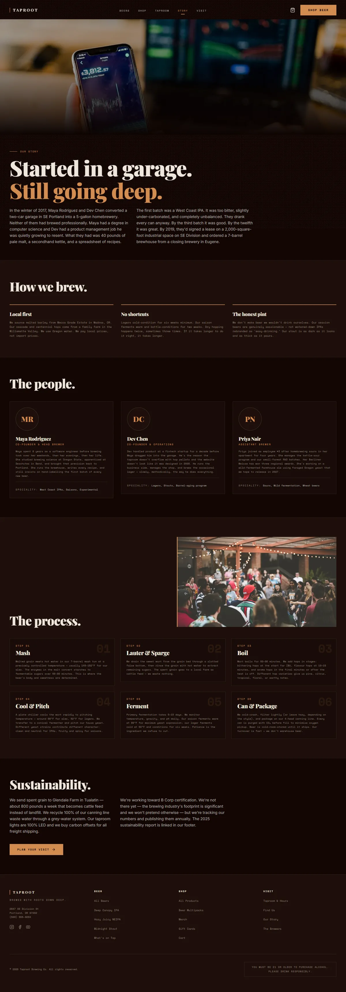 TAPROOT — Craft Brewery & Taproom screenshot 6