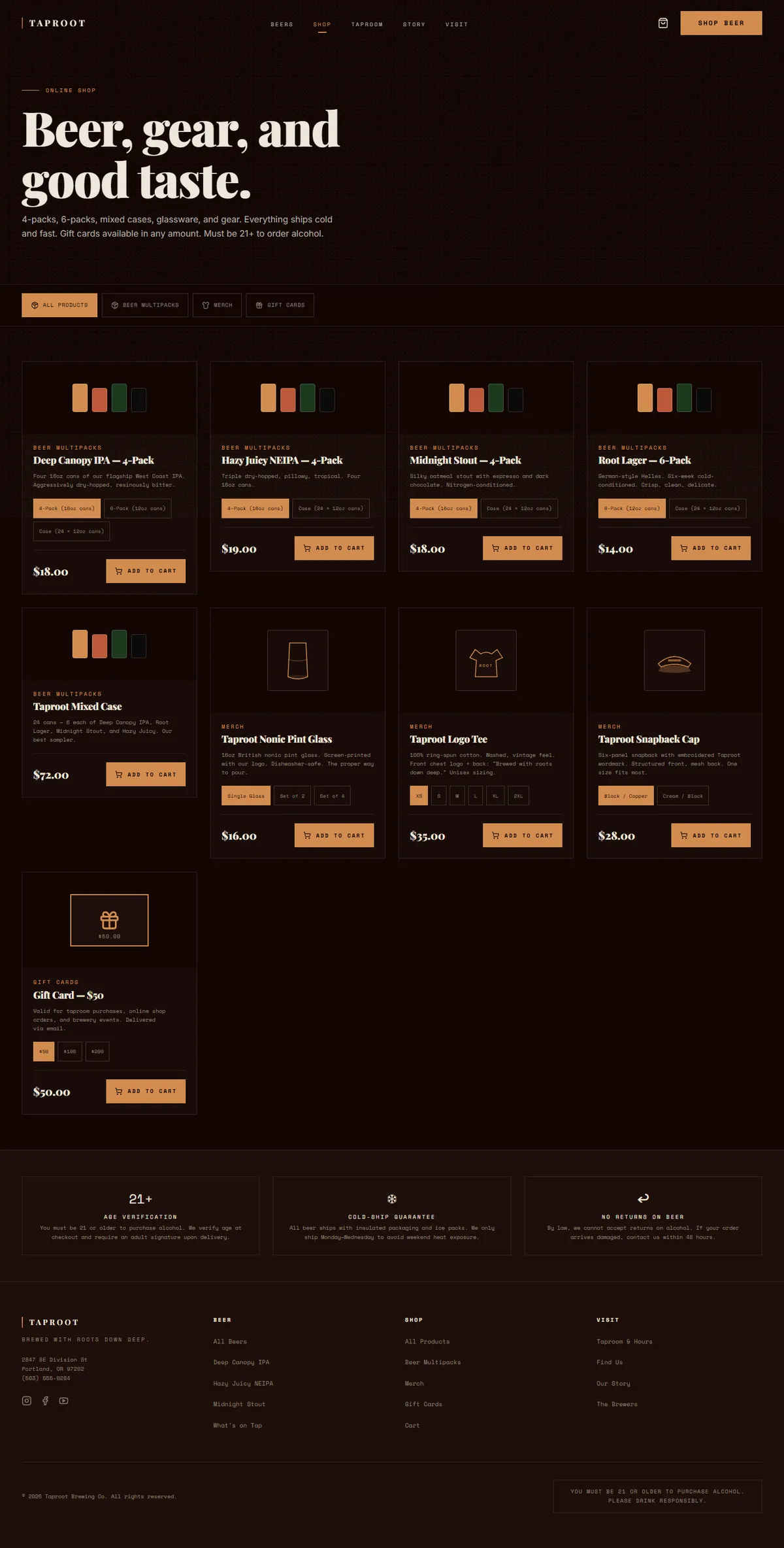TAPROOT — Craft Brewery & Taproom screenshot 3