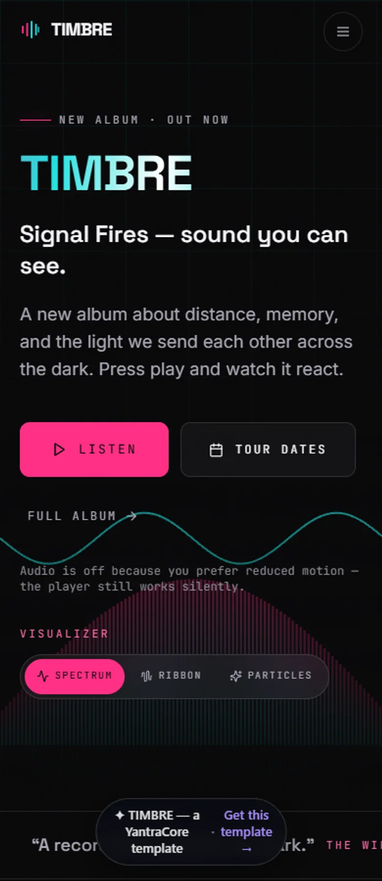 TIMBRE — Music Artist & Album screenshot 7