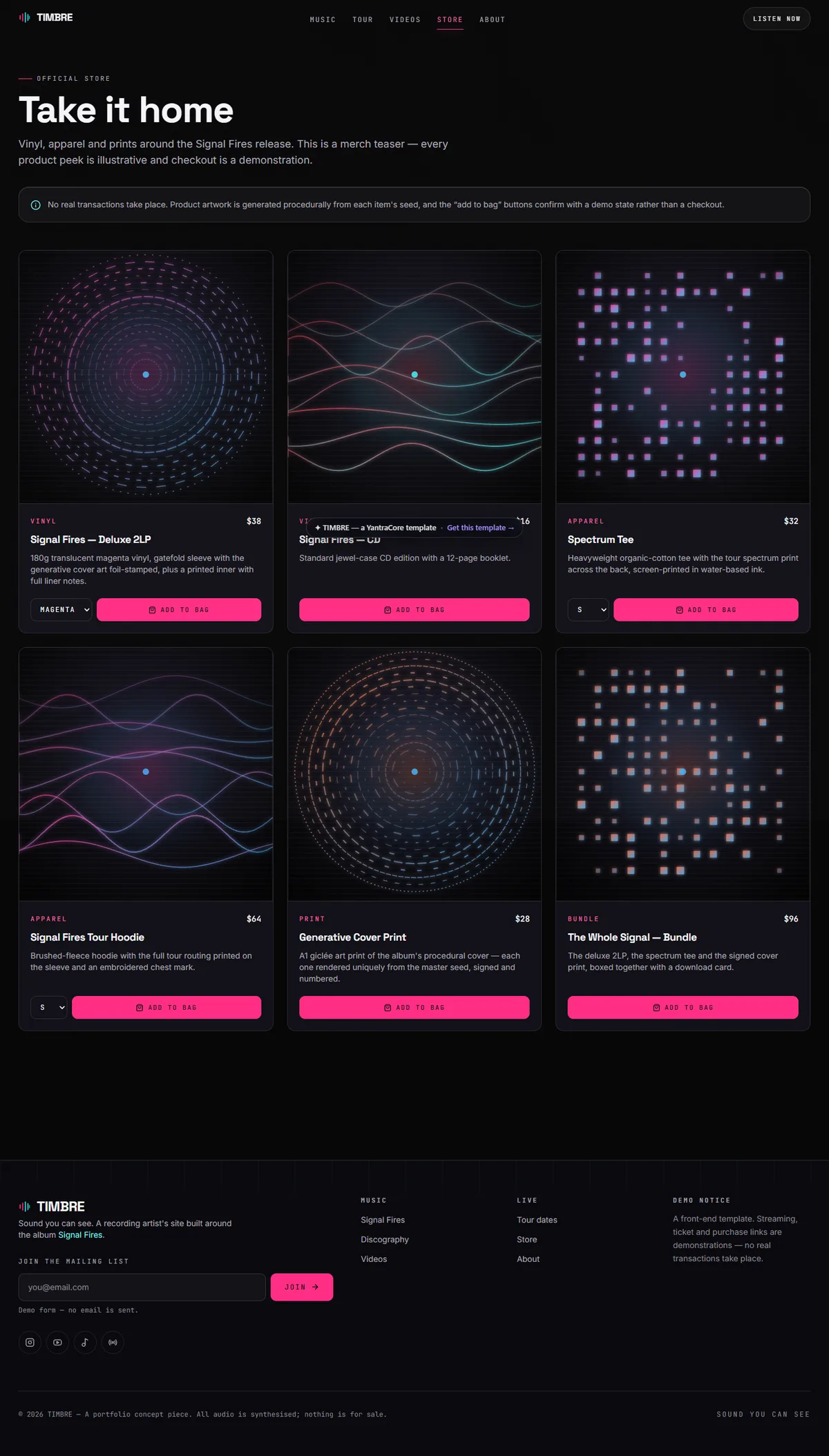TIMBRE — Music Artist & Album screenshot 4
