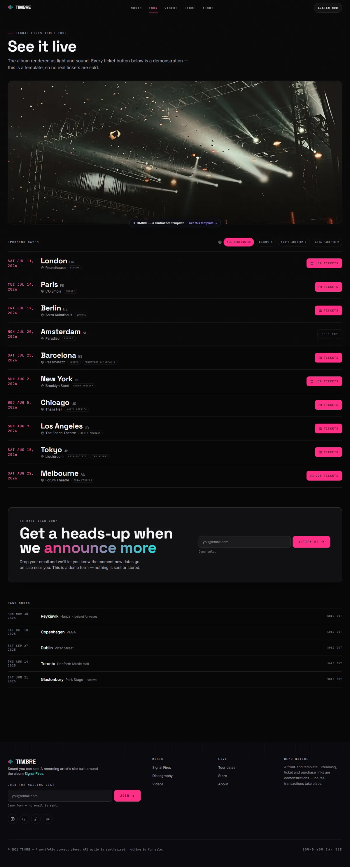 TIMBRE — Music Artist & Album screenshot 3